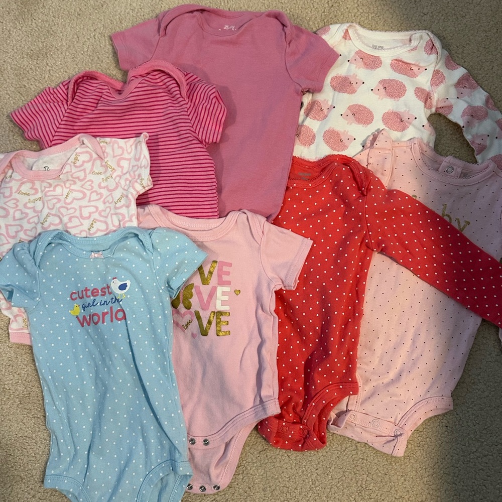 Assorted Colorful Kids One Pieces Set